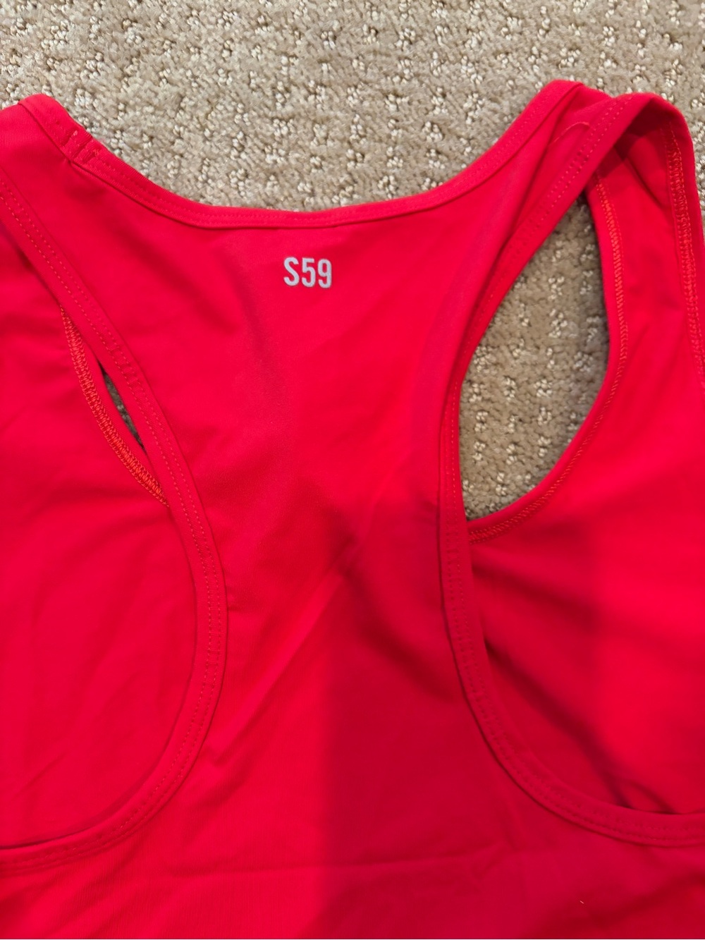 Splits59 Red Racerback Tank Top - Picture 4 of 4